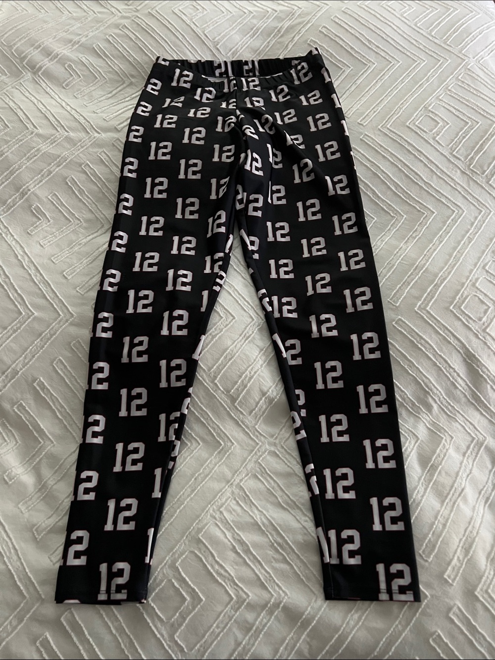 custom tom brady (buccaneers) leggings - size small
